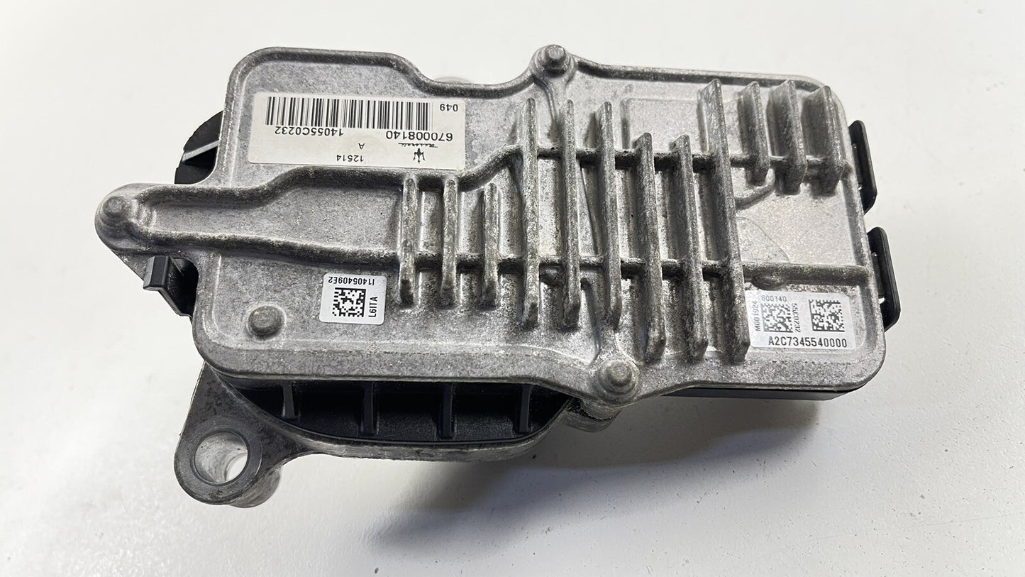 14-17 MASERATI GHIBLI S Q4 TRANSFER CASE ACTUATOR MODULE 670008140 OEM