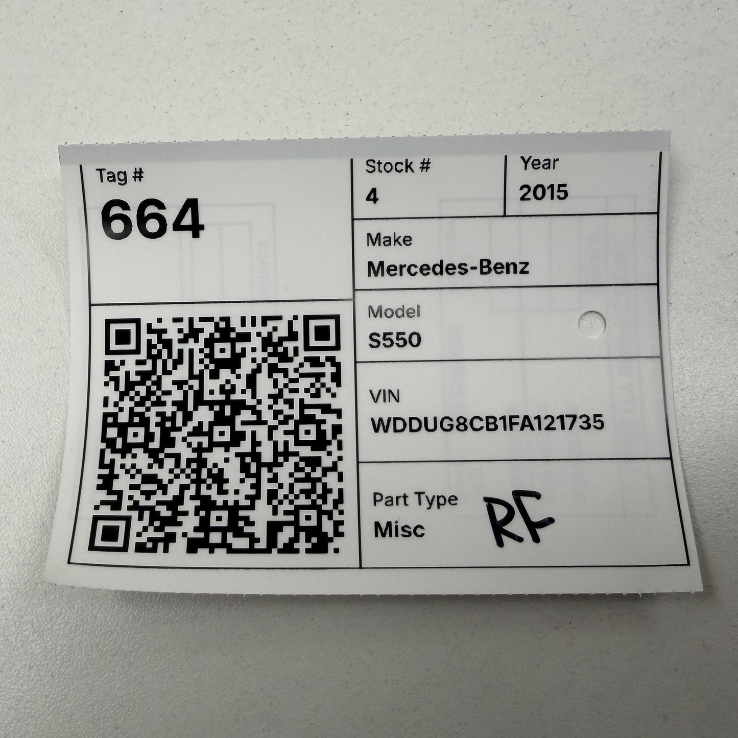 2014-2020 Mercedes-Benz S550 W222 Right Front Upper Seat Track Frame Rail OEM