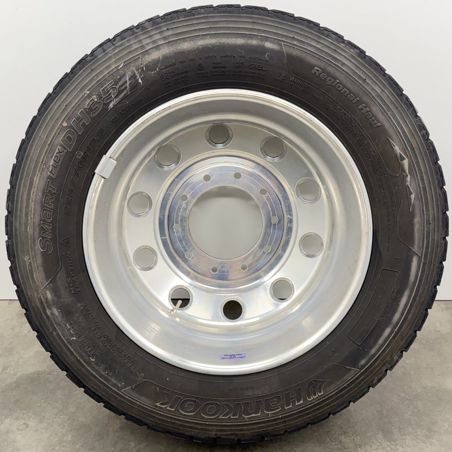 2019-2026 Ram 4500 5500 Dually Wheels Set of 6 Rims & Tires Polished Alcoa Style