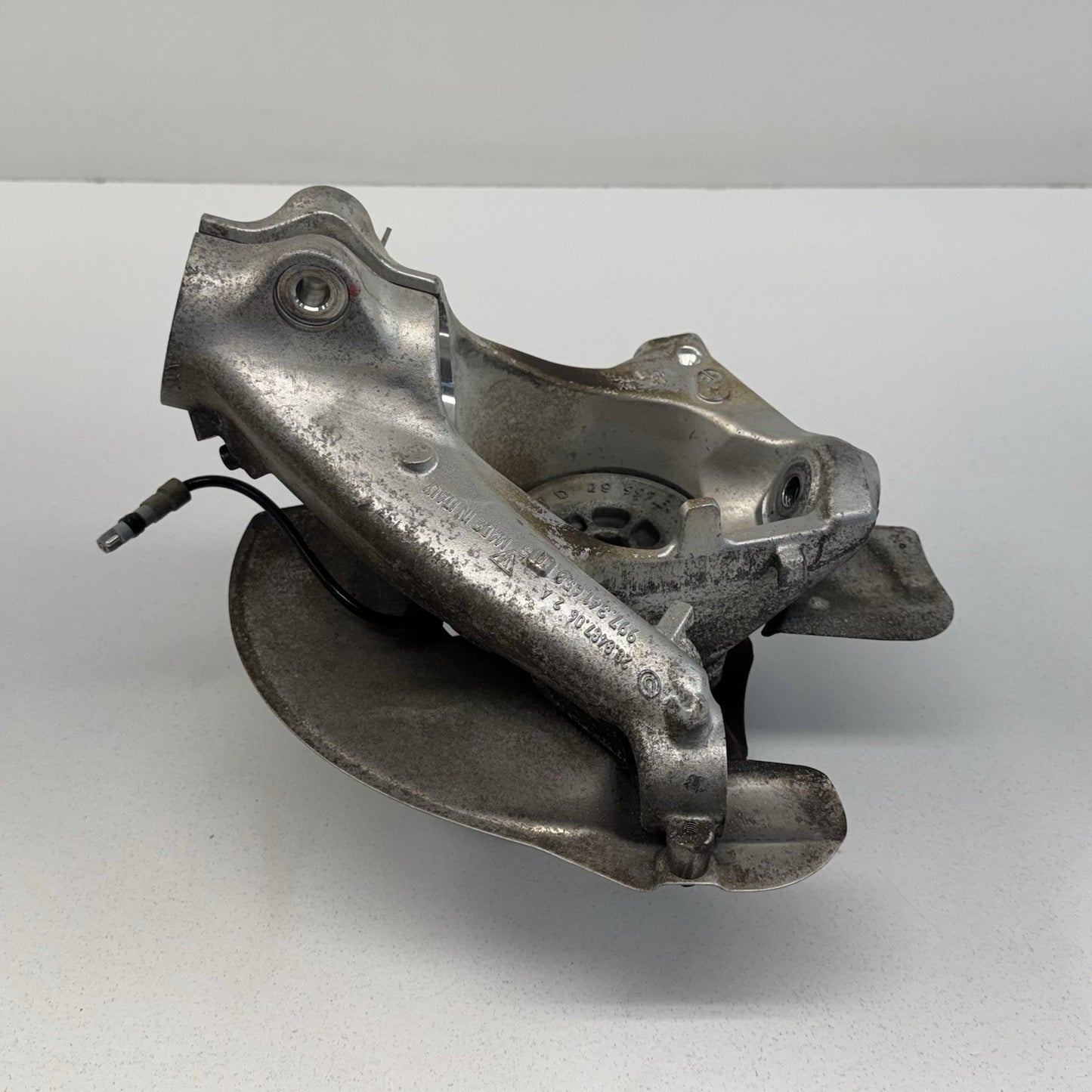 05-12 Porsche Boxster Cayman 987 Right Front Knuckle Hub W/ Control Arm Set OEM