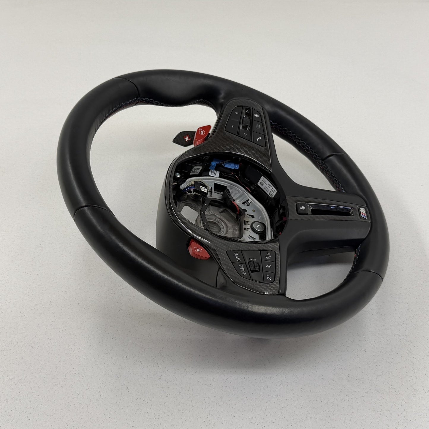 21-24 BMW M3 M4 G80 G82 M Performance Heated Steering Wheel Carbon Leather OEM