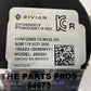 2022-2024 Rivian R1S Right Rear 2nd Second Row Seatbelt Seat Belt Retractor OEM
