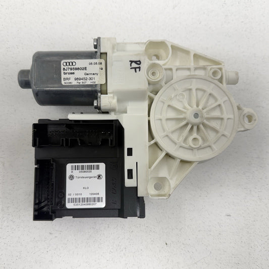 08-15 Audi TT Roadster Passenger Right Window Regulator Motor 8J7959802E OEM