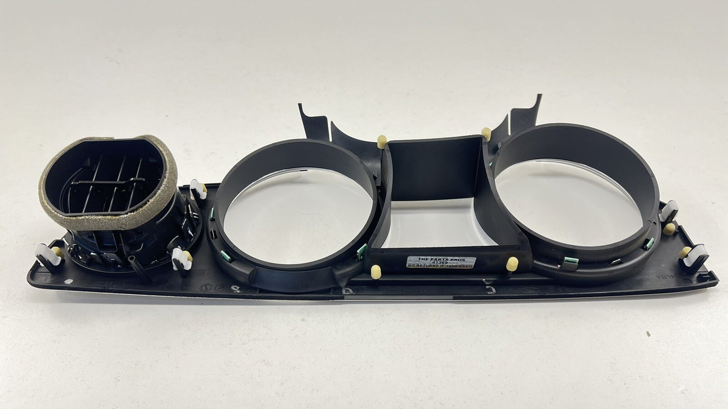 11-14 FORD MUSTANG GT DASHBOARD INSTRUMENT CLUSTER COVER TRIM WITH AIR VENTS OEM