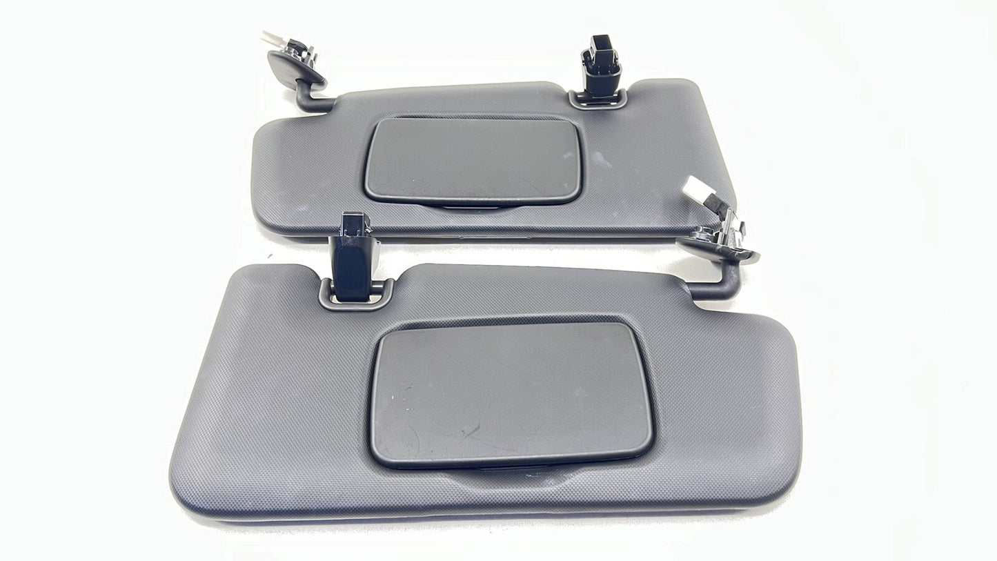22-25 SUBARU WRX LEFT & RIGHT SUNVISOR SUN VISOR SHADE PAIR BLACK OEM
