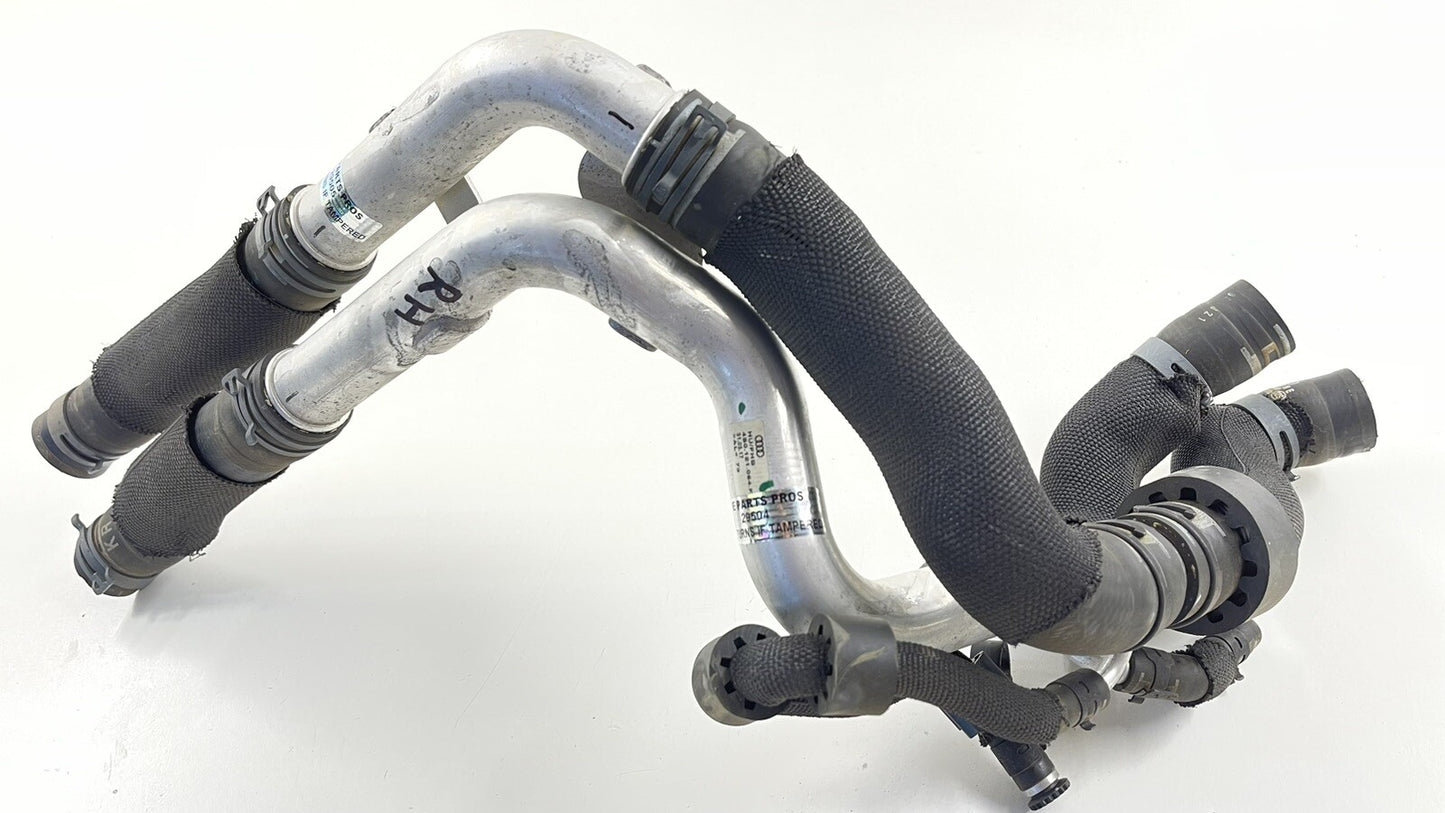 17-22 AUDI R8 PLUS RIGHT FRONT COOLANT HOSE PIPE LINE TUBE 4S0 121 064 F OEM