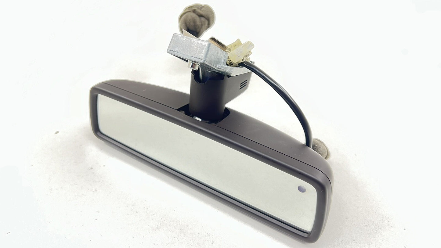13-18 BENTLEY FLYING SPUR INTERIOR REAR VIEW MIRROR 3W5857511D BURNT OAK OEM