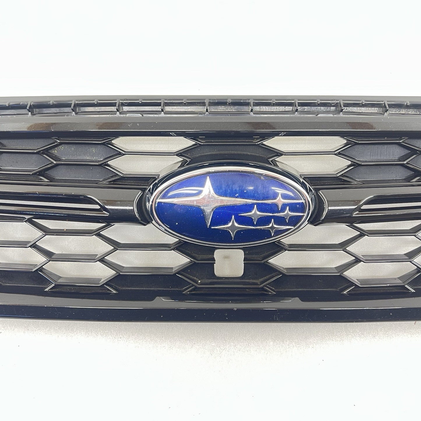 18-21 SUBARU WRX FRONT BUMPER UPPER GRILLE TRIM WITH EMBLEM 91121VA130 OEM