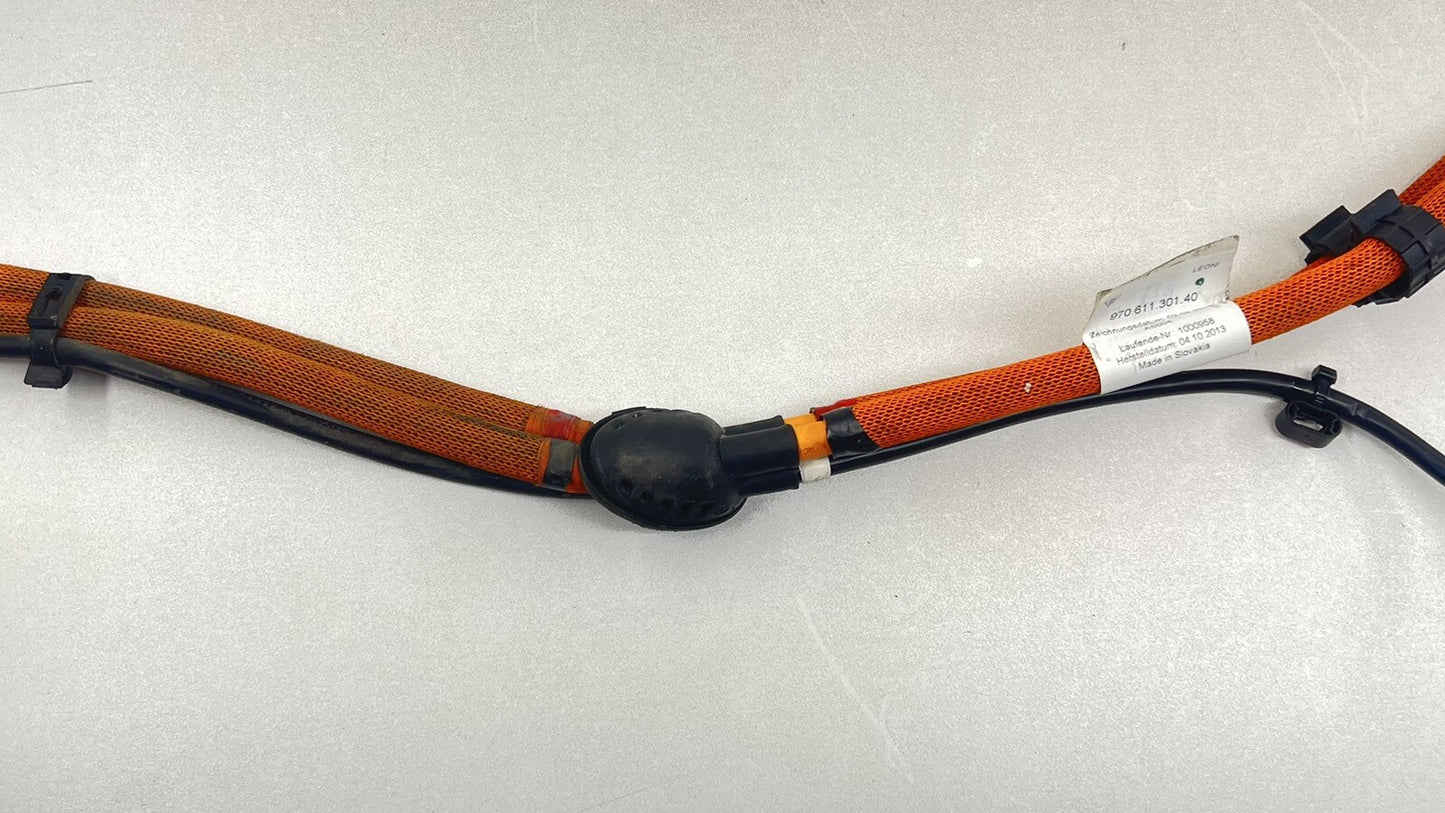14-16 PORSCHE PANAMERA HYBRID HIGH VOLTAGE BATTERY CHARGING WIRE HARNESS OEM