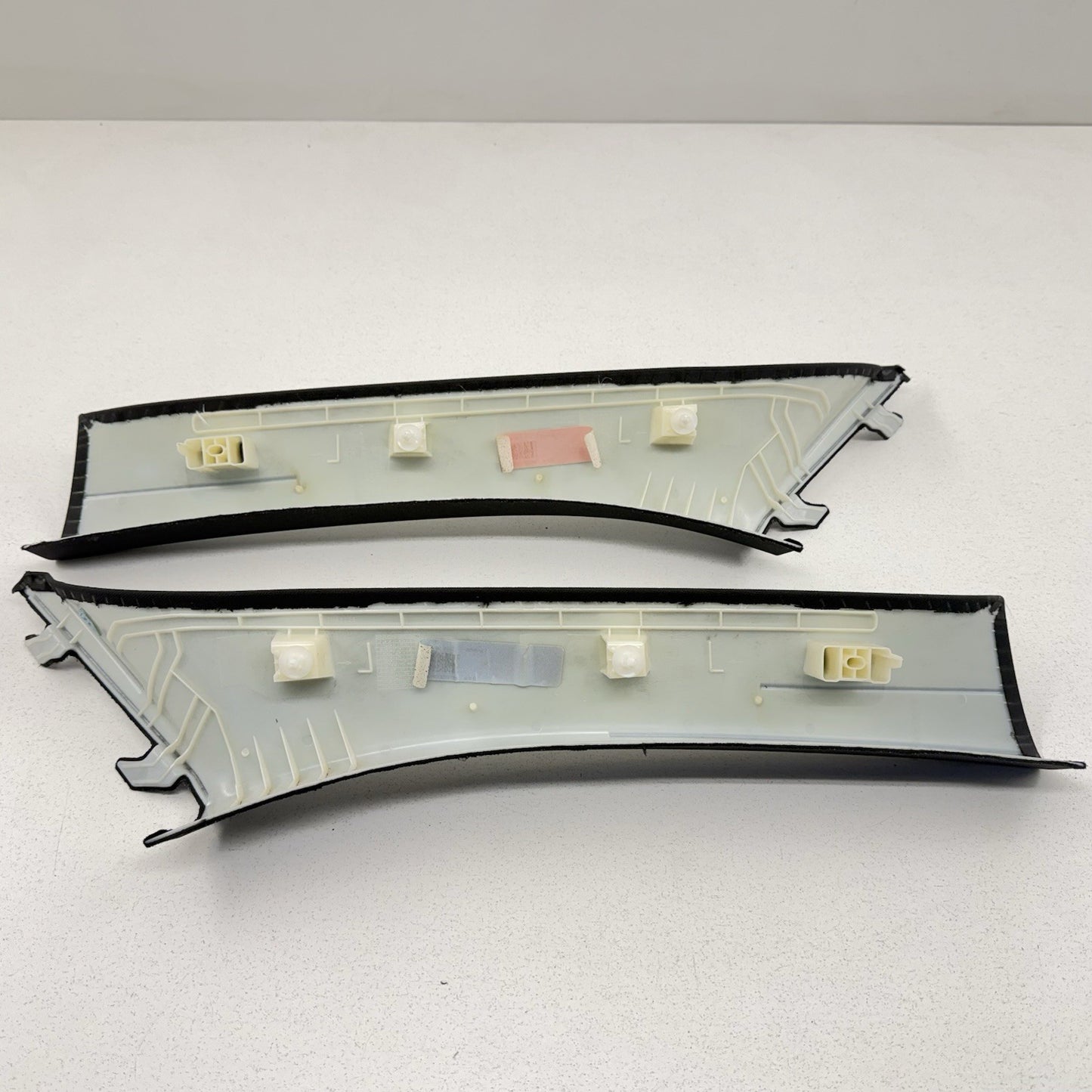 18-24 BMW G01 X3 A B Pillar Upper Interior Trim Set Left & Right Black OEM