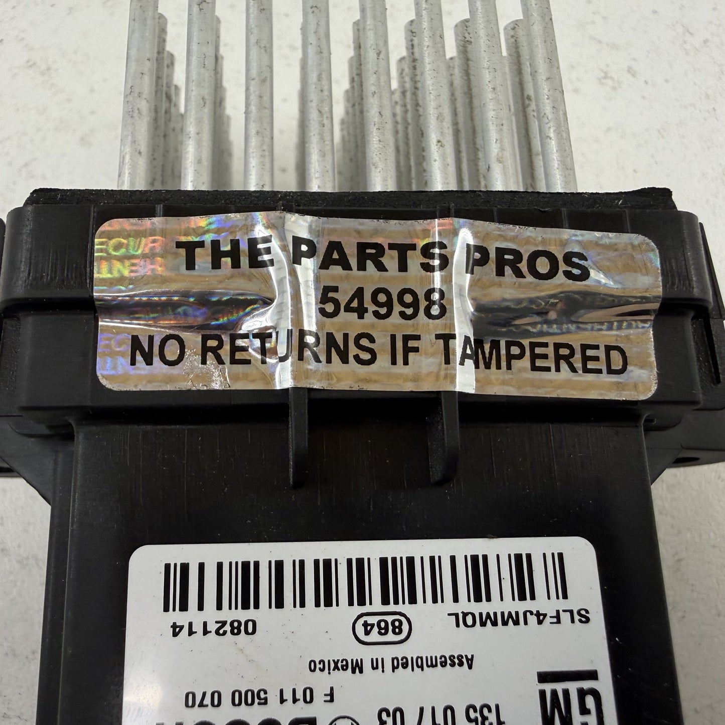2010-2015 Chevrolet Camaro HVAC Blower Motor Resistor 13501703 OEM