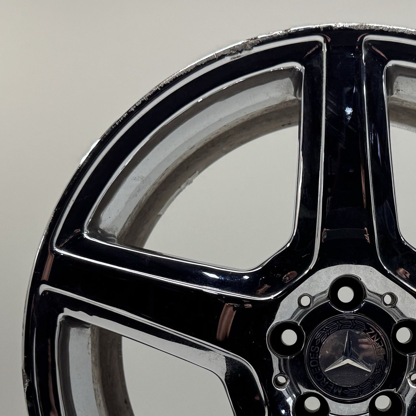 07-13 Mercedes W216 W221 CL S Class AMG Rear Wheel Rim 20x9.5 Chrome Factory OEM