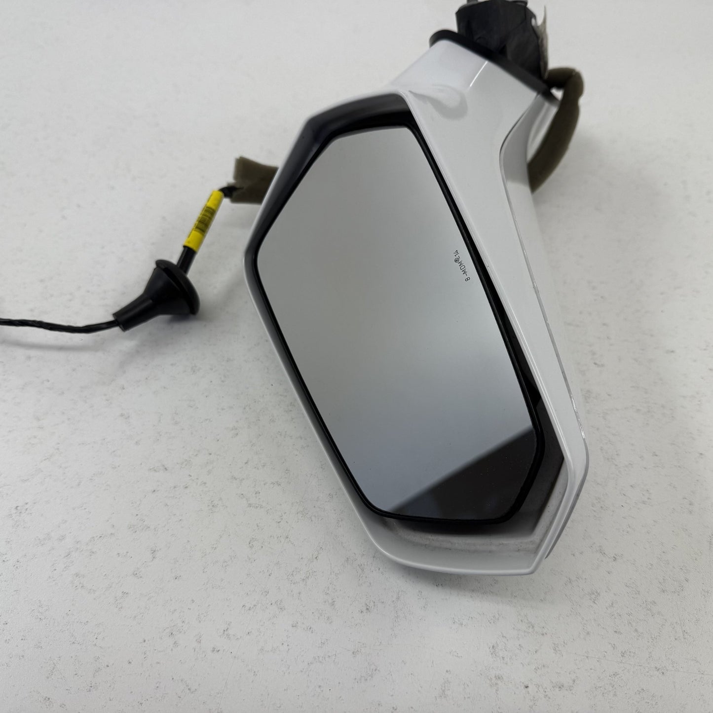 2010-2015 Chevrolet Camaro Driver Left Door Mirror Side View White OEM