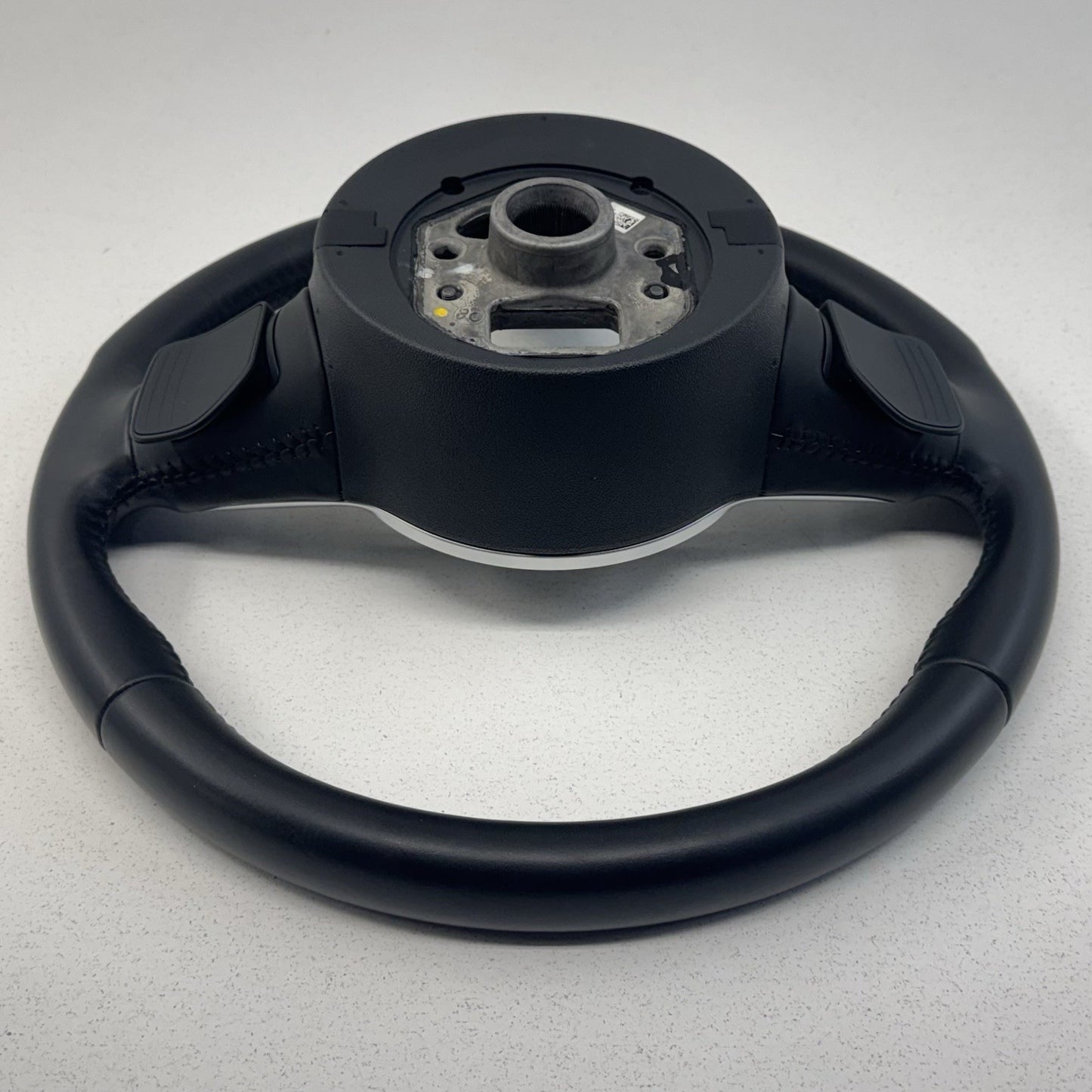 08-15 Audi TT Driver Steering Wheel Flat Bottom Leather Black 8J0419091C OEM