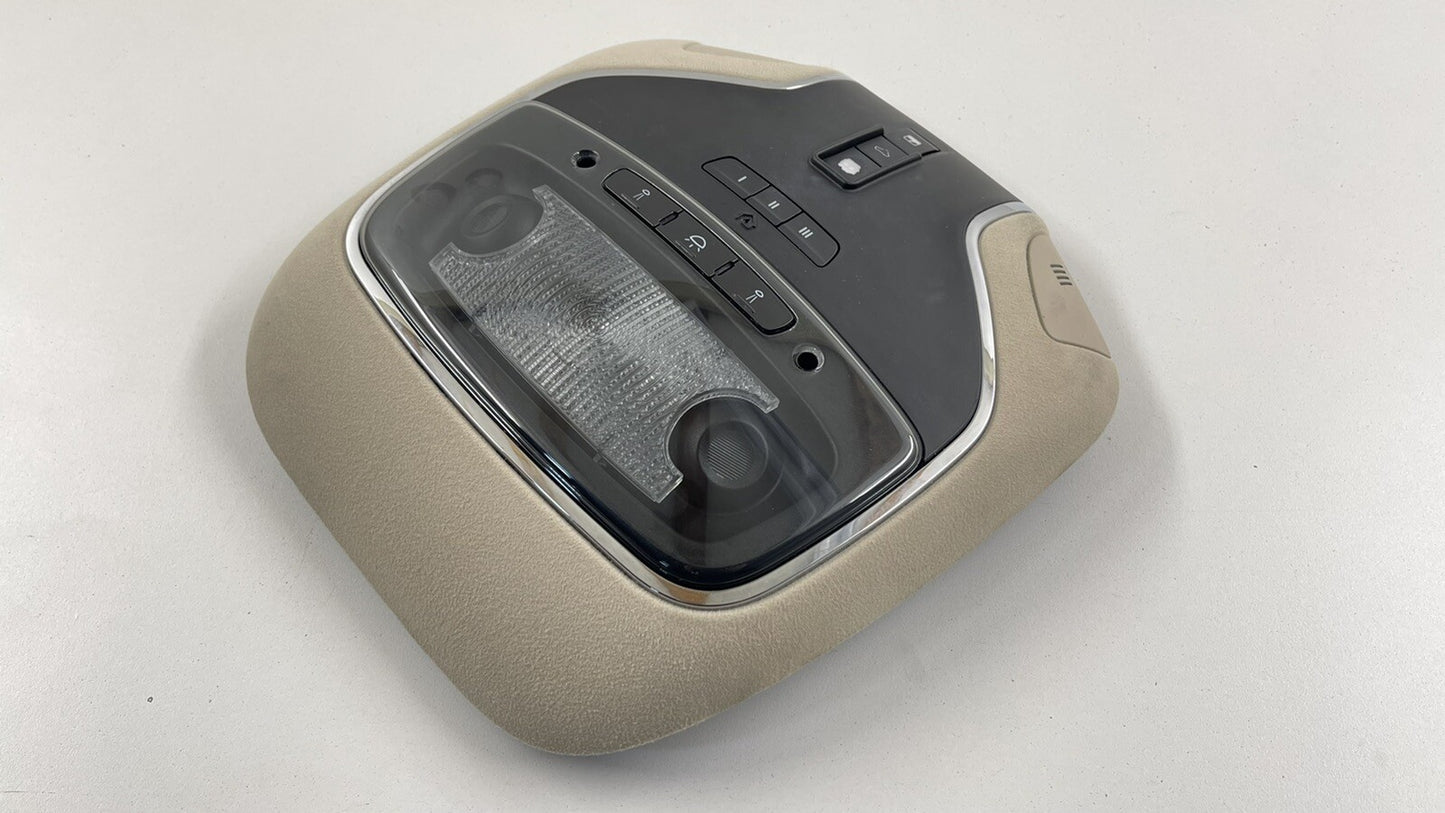 14-16 MASERATI GHIBLI FRONT OVERHEAD CONSOLE LIGHT LAMP CONTROL PANEL DOME OEM