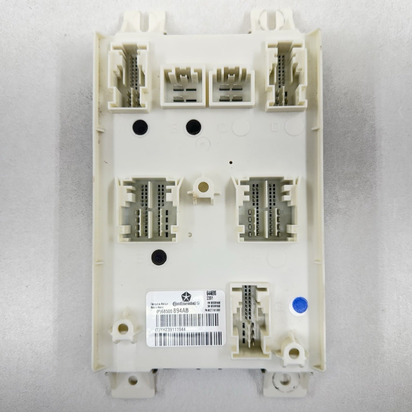 2021 DODGE CHALLENGER BODY CONTROL MODULE BCM BCU 68500894AB OEM
