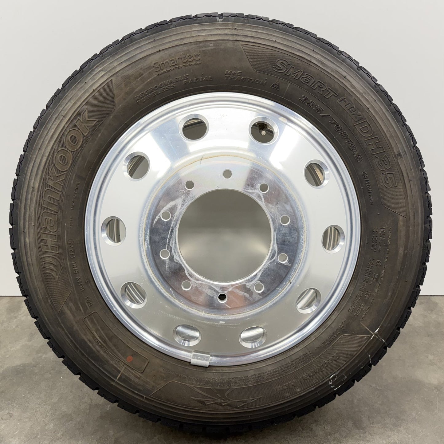2019-2026 Ram 4500 5500 Dually Wheels Set of 6 Rims & Tires Polished Alcoa Style