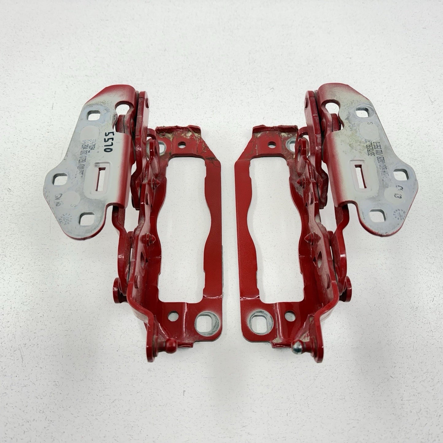08-14 Mercedes W204 C250 Front Hood Hinge Pair Left & Right OEM