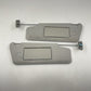 12-14 Mercedes W218 CLS550 Sunvisor Sun Visor Shade Pair Left & Right Gray OEM