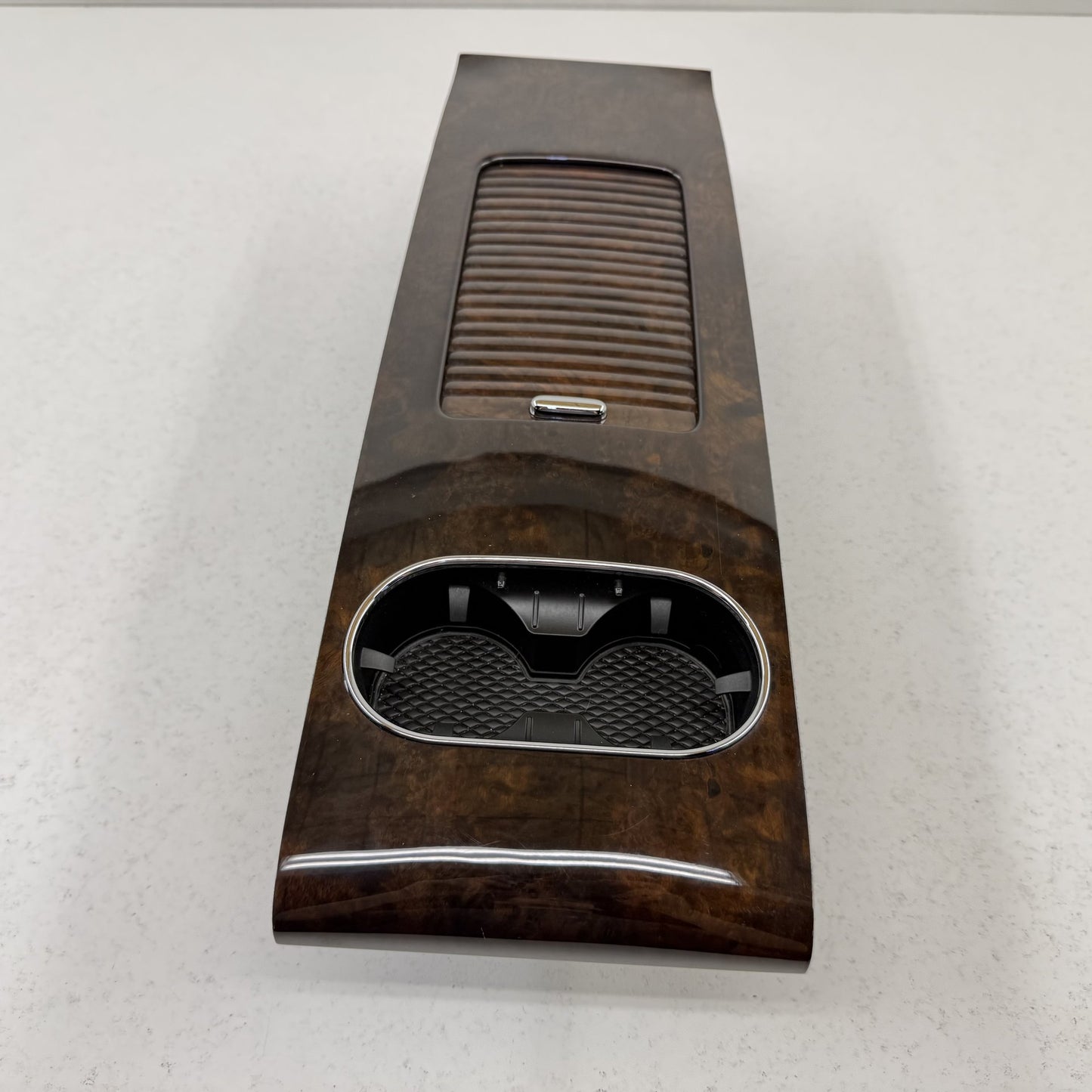 2014-2018 Bentley Flying Spur Rear Console Cup Holder Storage Compartment OEM