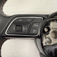 18-19 Audi A4 S4 A5 S5 Flat Bottom Steering Wheel W/ Paddle Shifters Black OEM