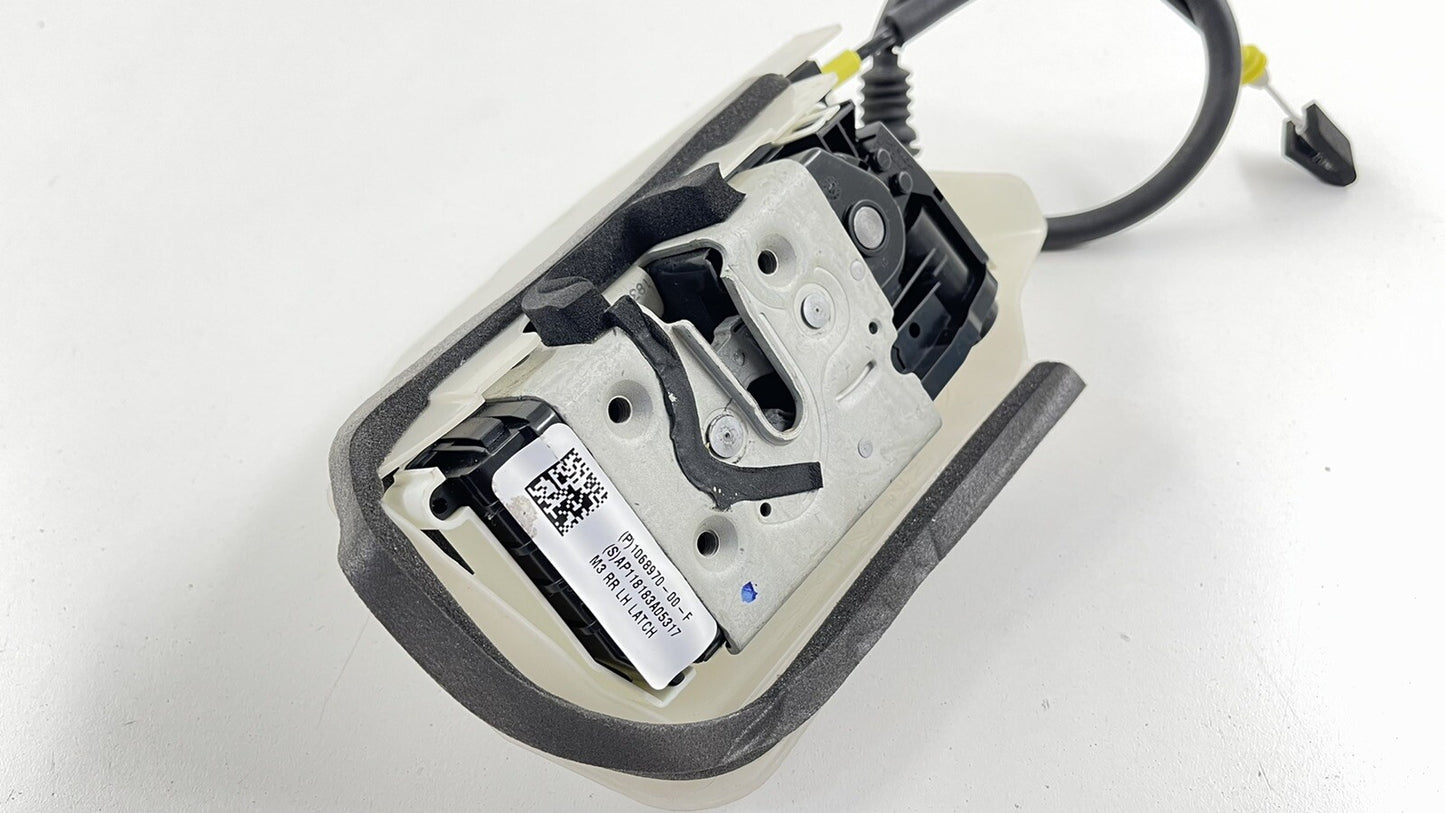 17-22 TESLA MODEL 3 DRIVER LEFT REAR DOOR LOCK LATCH ACTUATOR 1068970-00-F OEM