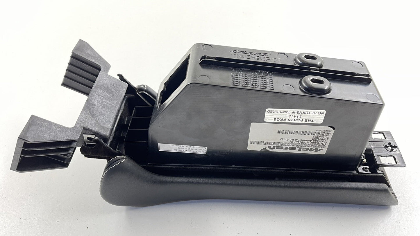 15-17 MCLAREN 650S CENTER CONSOLE ARMREST ARM REST BOX STORAGE COMPARTMENT OEM