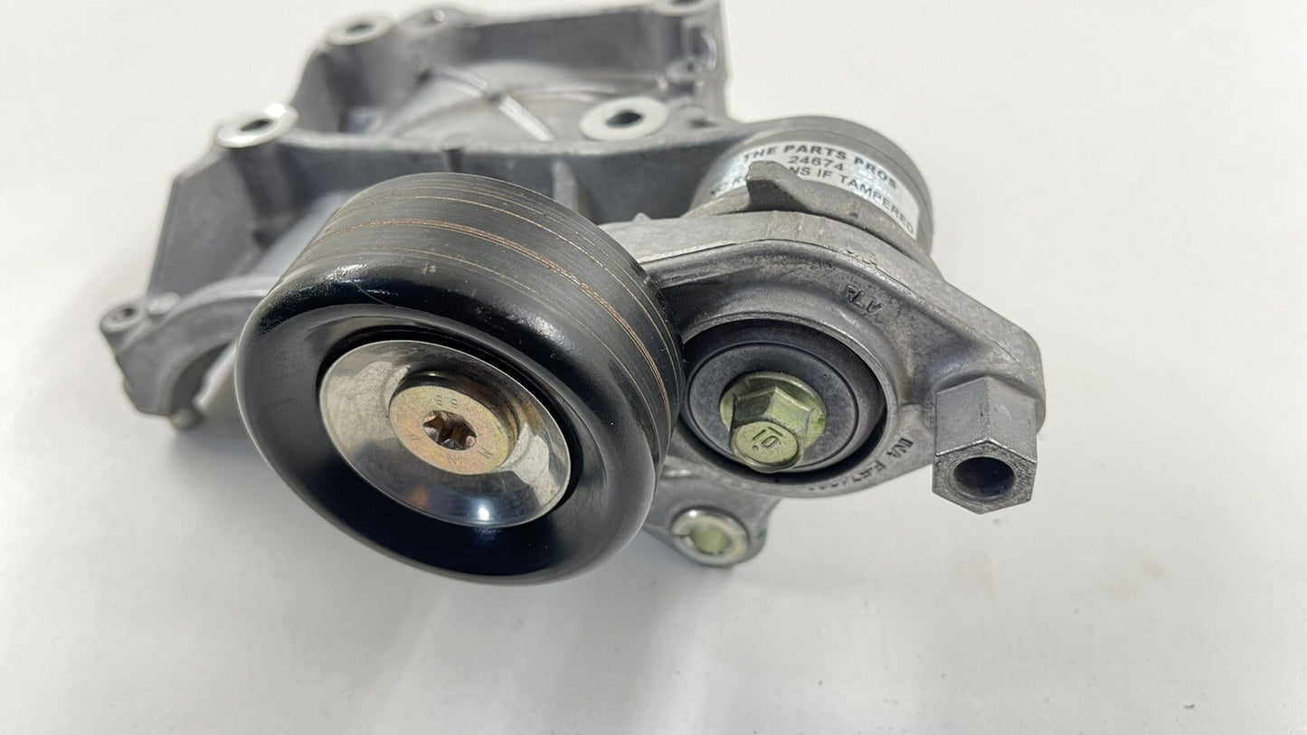 16-20 ACURA MDX ENGINE BELT TENSIONER PULLEY AC COMPRESSOR BRACKET OEM