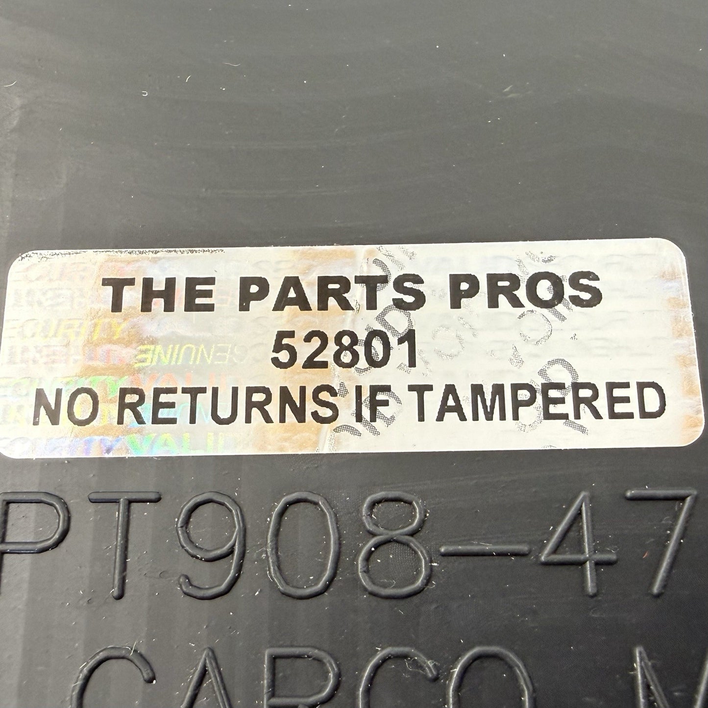 23-26 Toyota Prius Rear Trunk Cargo All Weather Rubber Floor Mat PT908-47235 OEM