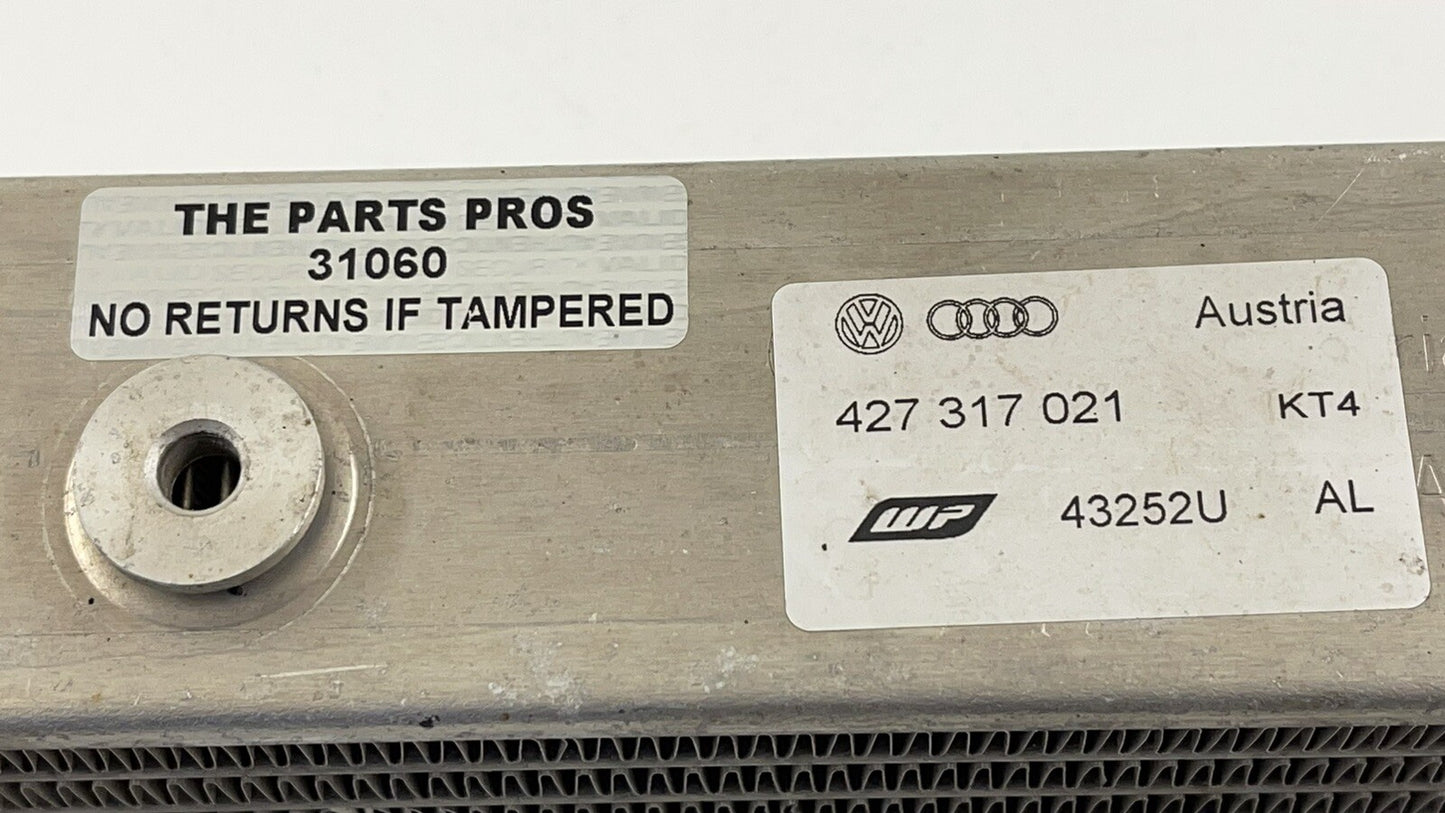 08-15 AUDI R8 SPYDER AUTOMATIC TRANSMISSION GEAR OIL COOLER 427 317 021 OEM