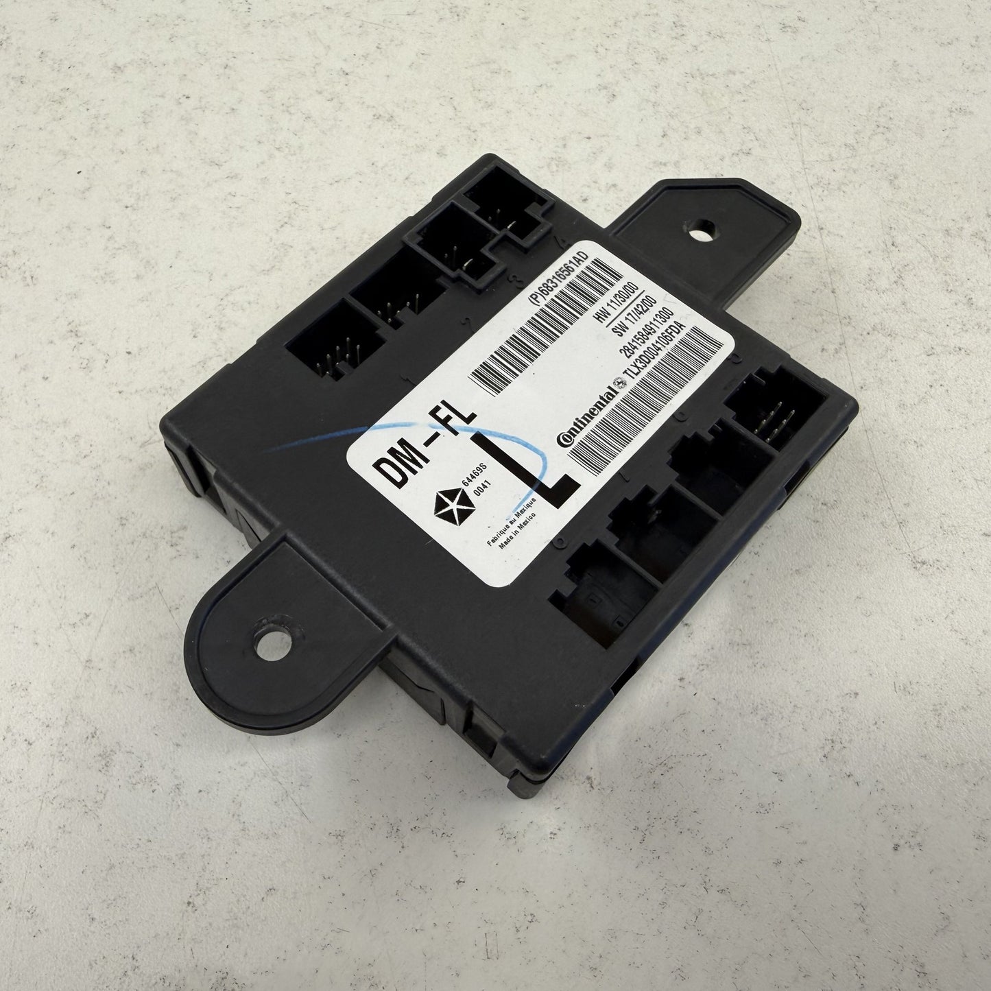 2015-2022 Dodge Durango Driver Left Front Door Control Module 68316561AD OEM