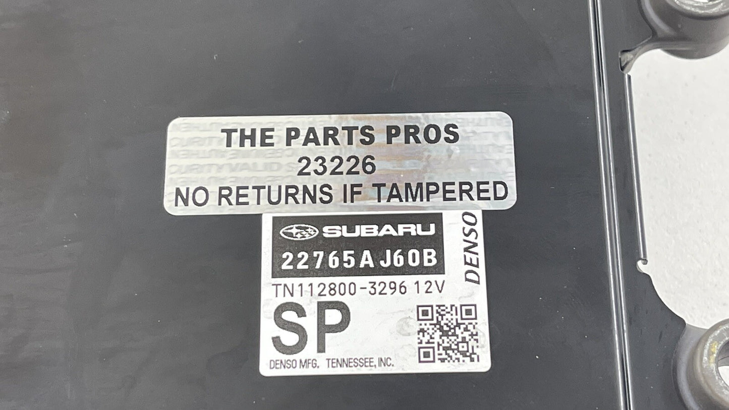 2017 SUBARU IMPREZA ECM ECU ENGINE CONTROL MODULE 22765AJ60B OEM