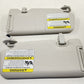 24-26 Subaru Crosstrek Sunvisor Sun Visor Shade Pair Left & Right OEM