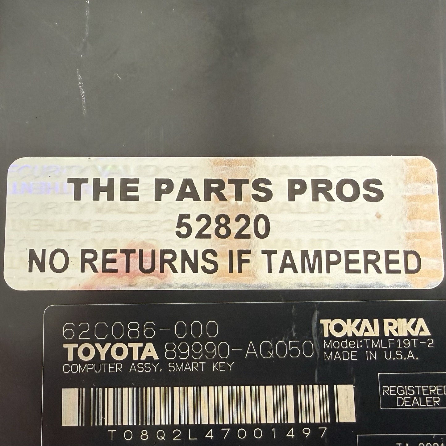 25-26 Toyota Camry Keyless Entry Smart Key Control Module 89990-AQ050 OEM