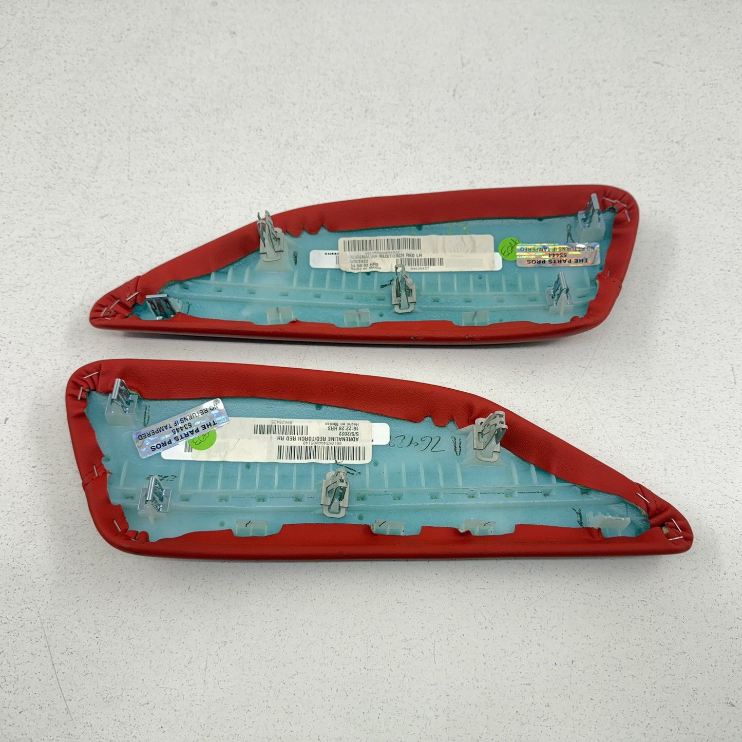 16-24 Chevrolet Camaro Knee Pad Interior Trim Kit Console & Door Panels Red OEM