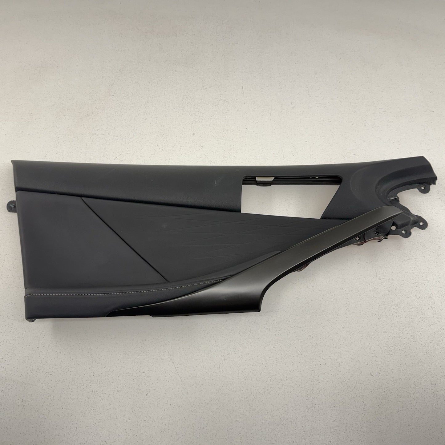 21-26 Lexus IS350 Driver Left Front Upper Door Panel Interior Trim Leather OEM