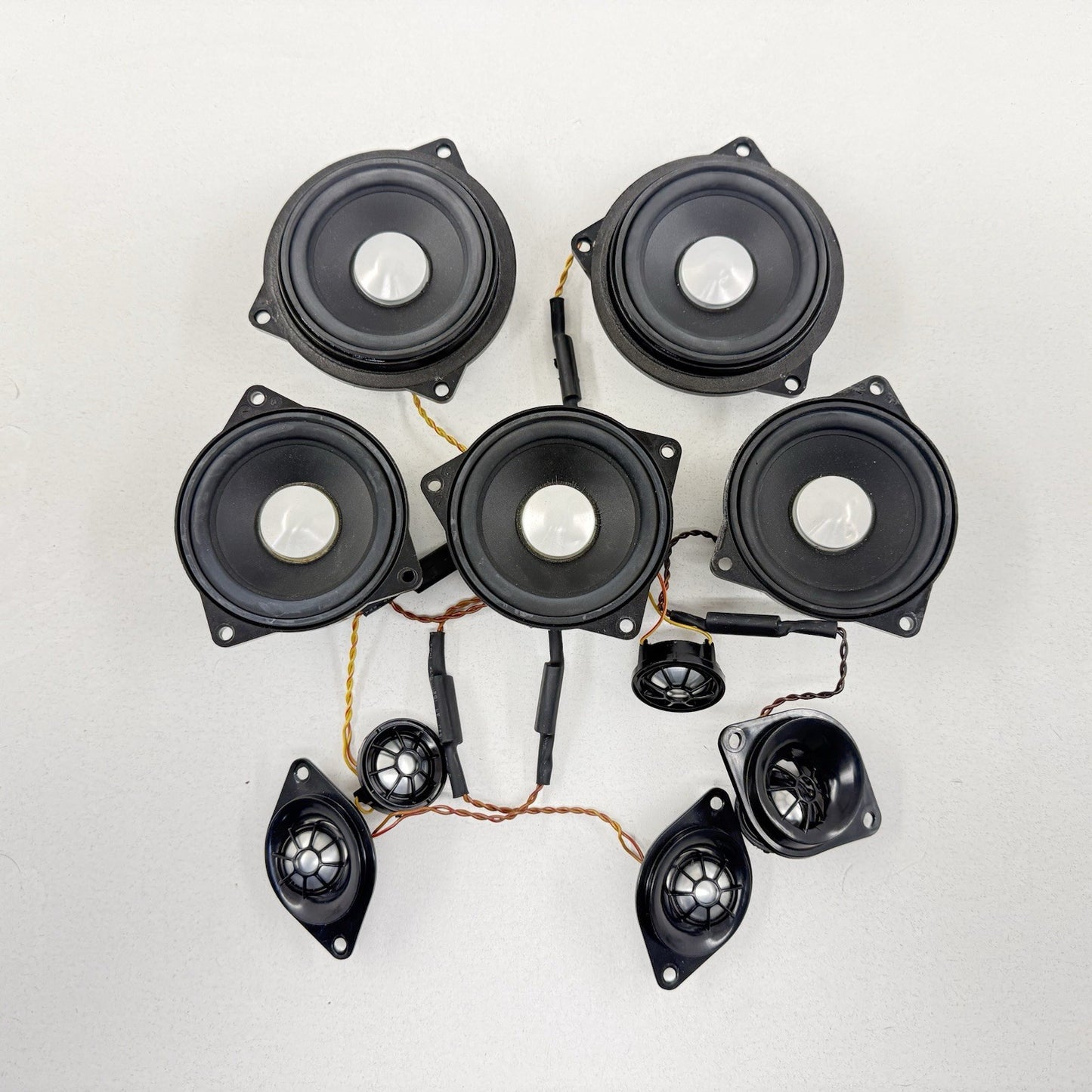 BMW M5 528 535 550 F10 HK Top Hi-Fi HiFi Tweeter Speaker Woofer Audio Set OEM