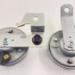 22-23 SUBARU WRX LOW HIGH NOTE PITCH TONE HORN SIREN ALARM SIGNAL PAIR OEM