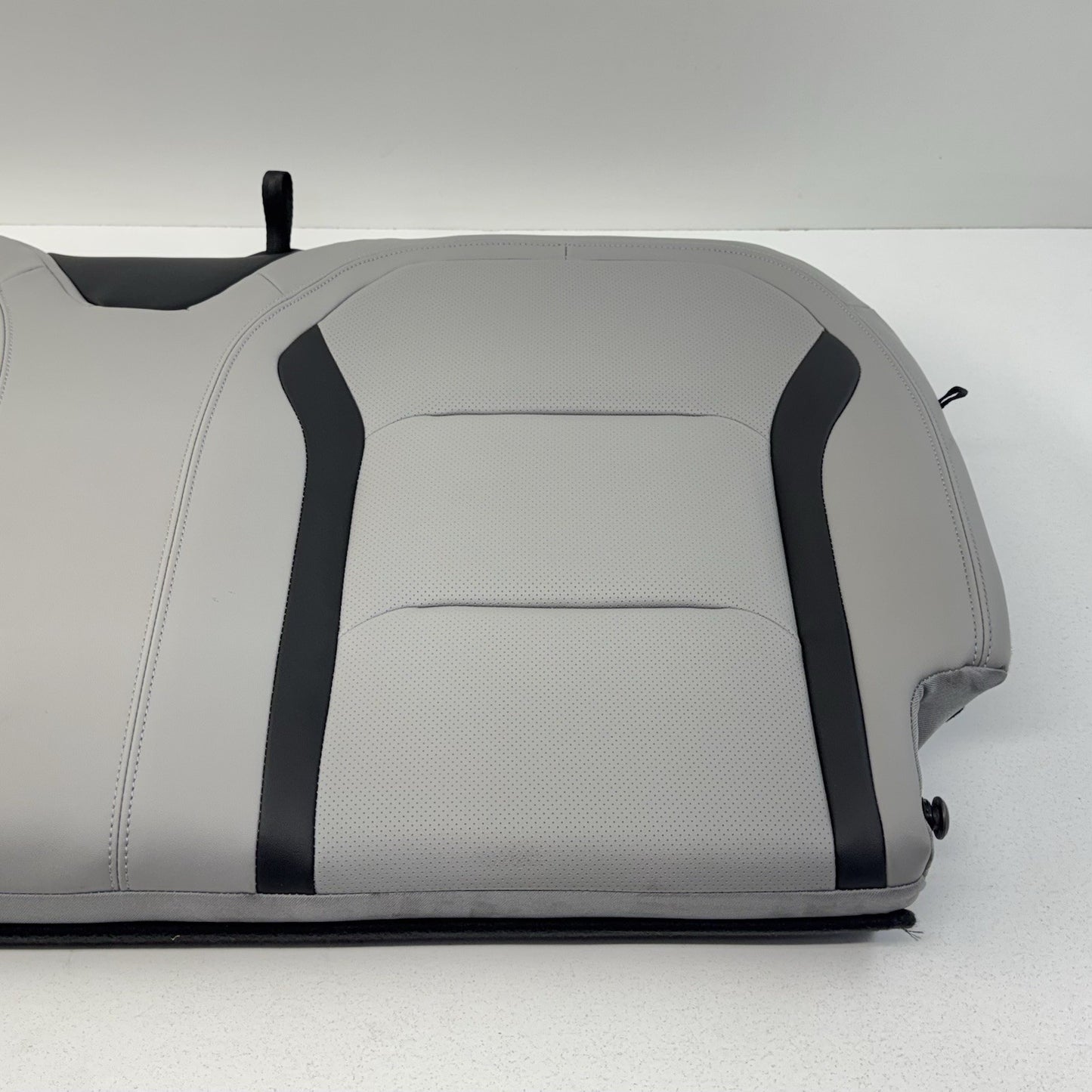 16-24 Chevrolet Camaro Coupe Rear Seat Set Upper Lower Cushion Gray Leather OEM