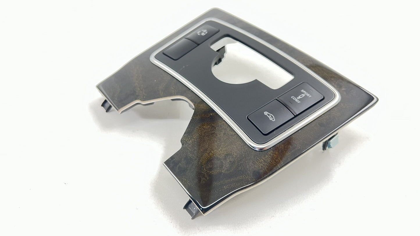 12-14 MERCEDES BENZ CLS550 CENTER CONSOLE SUSPENSION SWITCH PANEL TRIM WOOD OEM