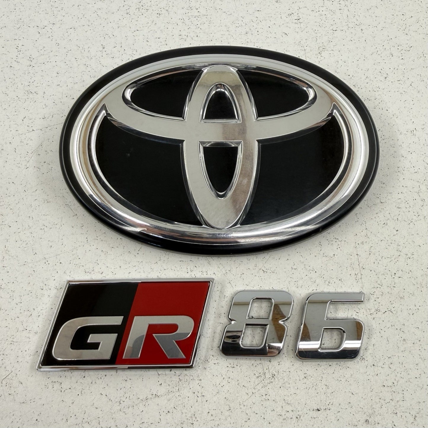 22-26 Toyota GR86 Rear Trunk Emblem Badge Logo Nameplate Set Factory OEM