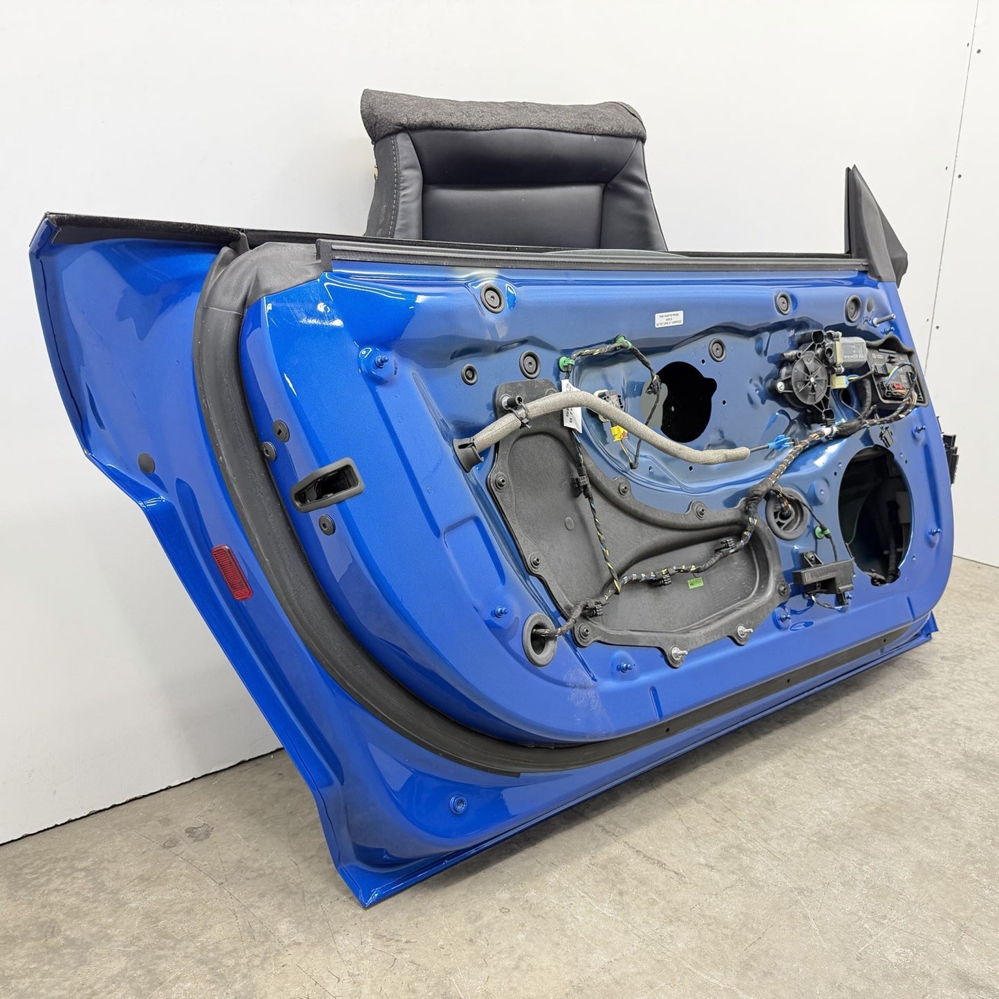 17-23 Audi R8 Coupe Driver Left Door Shell Complete With Glass Ara Blue OEM