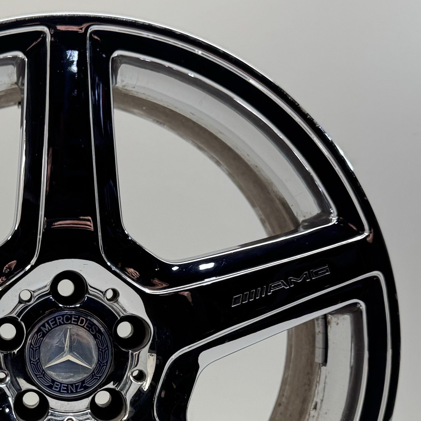 07-13 Mercedes W216 W221 CL S Class AMG Rear Wheel Rim 20x9.5 Chrome Factory OEM