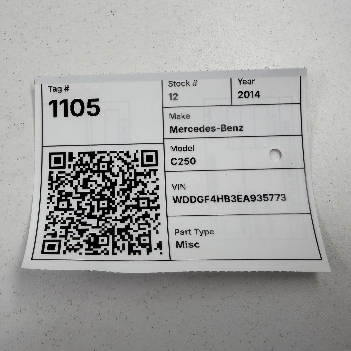 2008-2014 Mercedes-Benz C250 W204 HVAC Blower Motor Resistor 2128702110 OEM