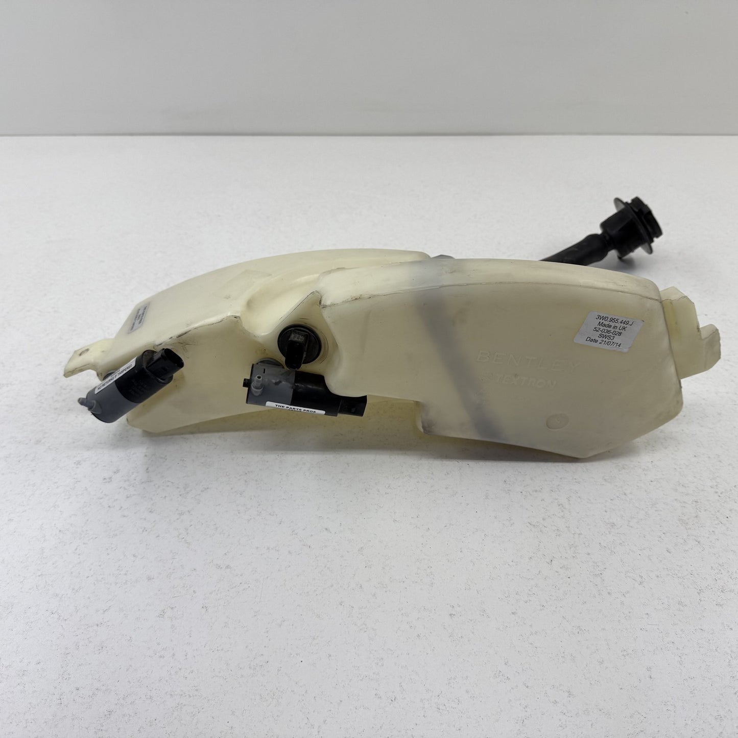 2014-2018 Bentley Flying Spur Windshield Washer Reservoir Bottle 3W0955449J OEM