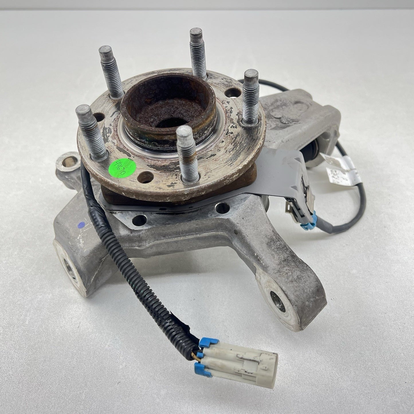 01-04 CORVETTE C5 Z06 RIGHT FRONT SPINDLE KNUCKLE HUB WITH CONTROL ARM SET OEM