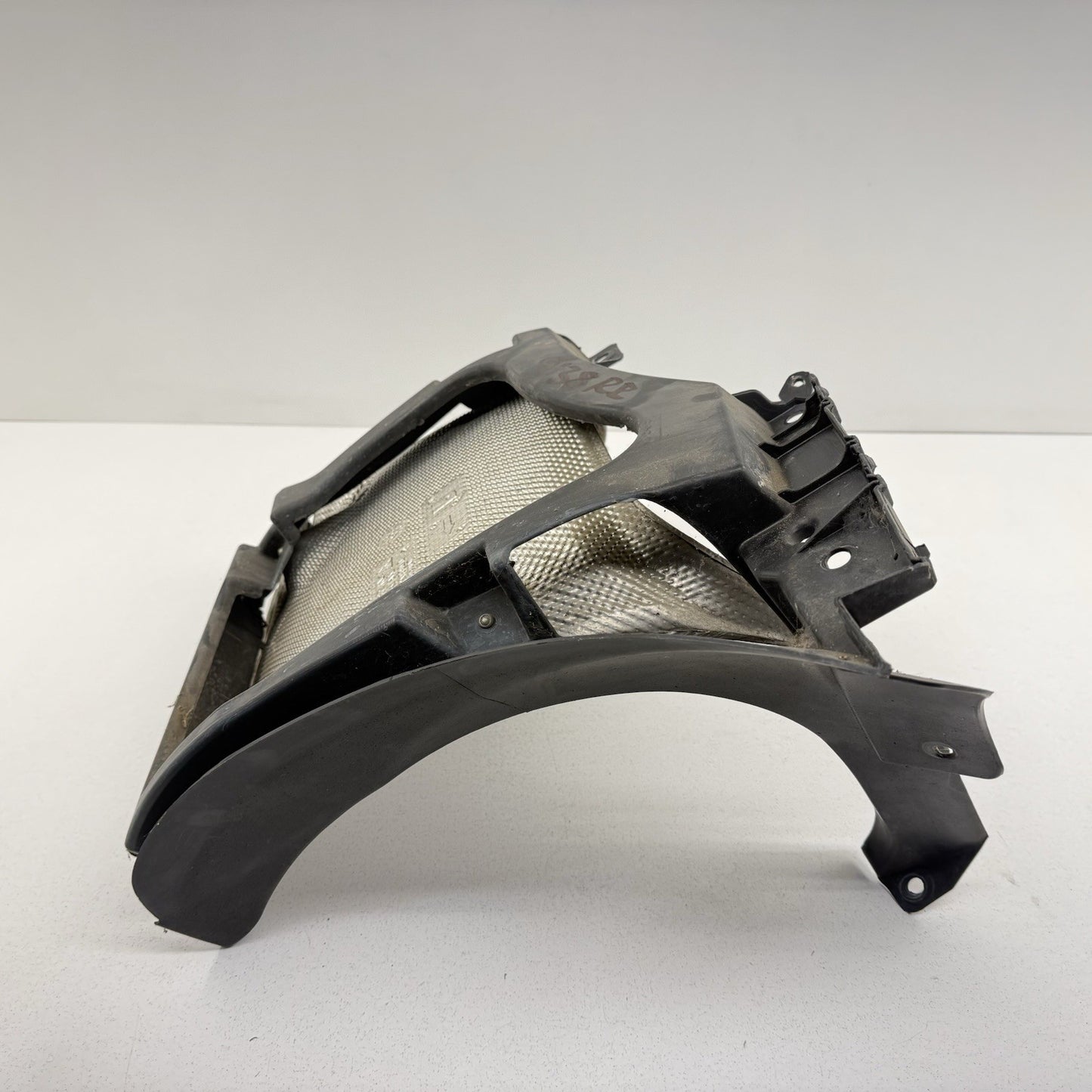 05-08 Porsche 911 997 AWD Right Rear Bumper Bracket Liner Guide Heat Shield OEM