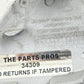 14-17 MERCEDES BENZ E550 W207 FRONT BUMPER TOW HOOK EYE CAP COVER LID TRIM OEM
