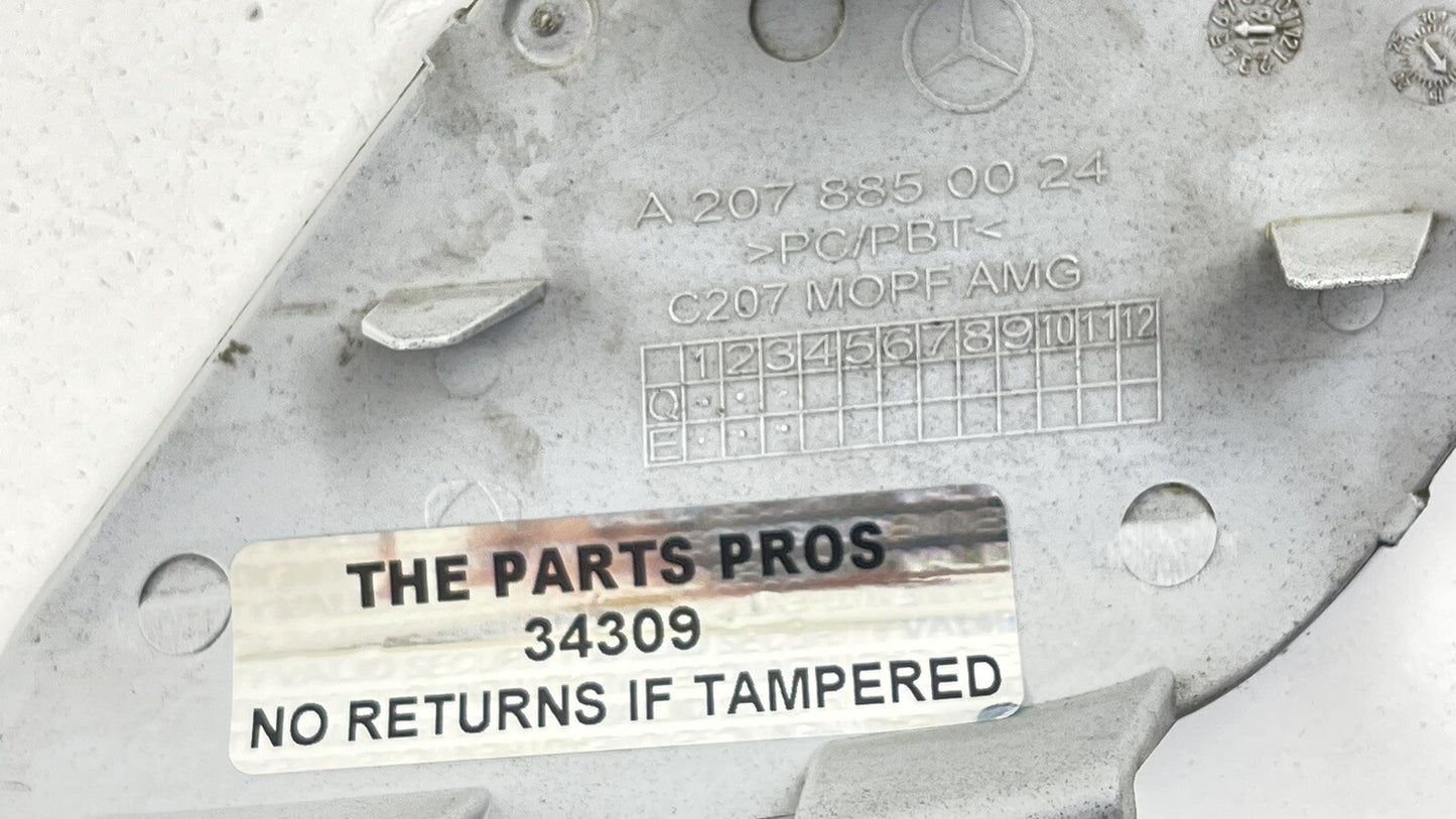 14-17 MERCEDES BENZ E550 W207 FRONT BUMPER TOW HOOK EYE CAP COVER LID TRIM OEM