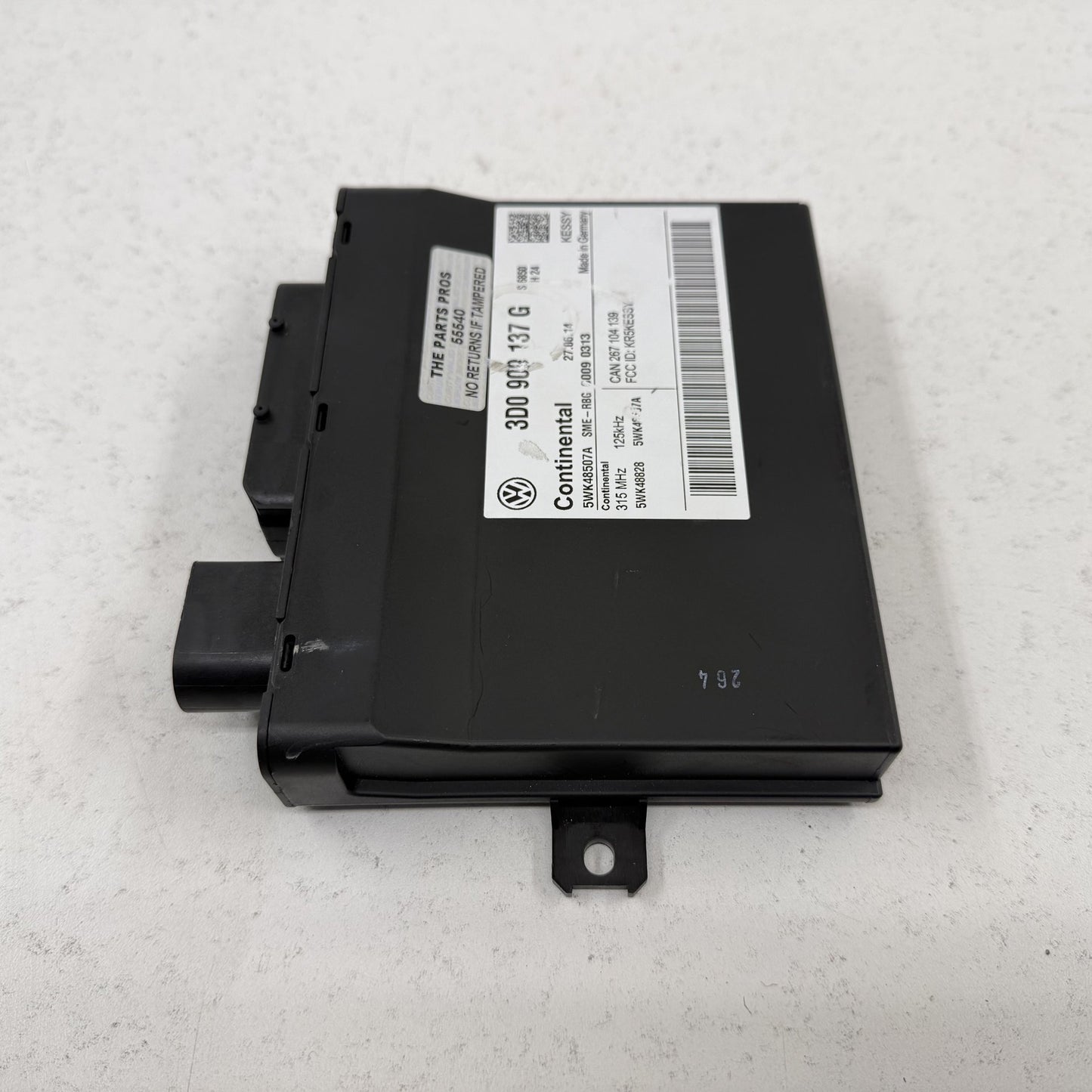 2014-2018 Bentley Flying Spur Kessy Keyless Entry 315MHz Module 3D0909137G OEM